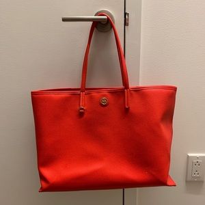Red Tory Burch tote